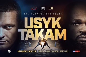 La pelea Usyk vs Takam tendrá lugar en Oxon Hill el 25 de mayo