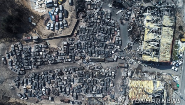 У Південній Кореї через лісову пожежу оголосили надзвичайний стан
