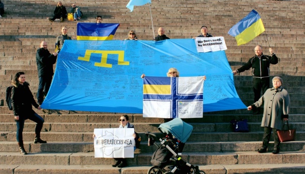 У Гельсінкі відбулася акція «Об’єднані прапором – #LIBERATECRIMEA»