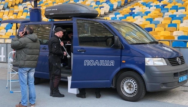 Police, National Guard working to ensure public order at Olimpiyskiy stadium
