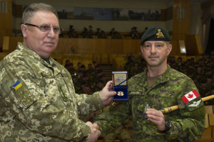 Вінсент Ганон, головний сержант операції UNIFIER, канадської тренувальної місії в Україні
