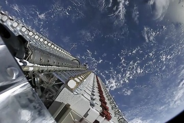 Над Україною пролетіли 60 супутників SpaceX