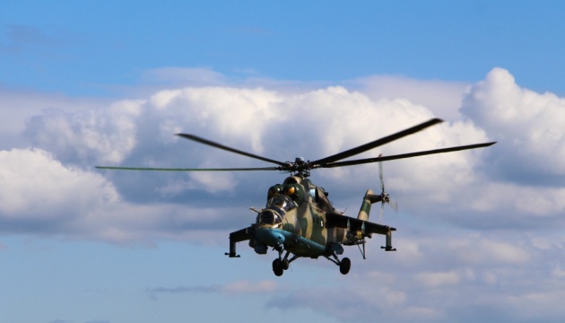 На Рівненському полігоні вертолітна ескадрилья проведе нічні стрільби