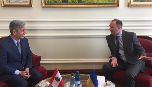 Україна та Ліван домовилися прискорити підготовку договорів для співпраці у різних сферах
