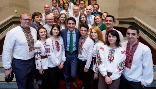 Canadian PM Justin Trudeau congratulates on Vyshyvanka Day