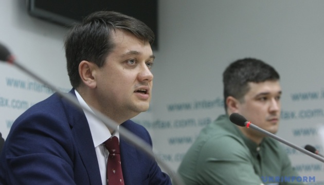 Razumkov heads Servant of the People party