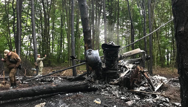 На Рівненщині розбився вертоліт ЗСУ, четверо загиблих