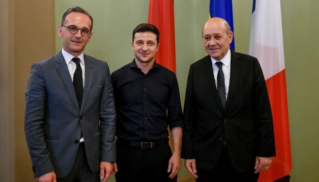 Außenminister von Frankreich und Deutschland geben nach Treffen mit Selenskyj  Erklärung ab