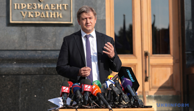 Secretary Danyliuk names priorities of National Security Council