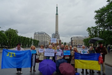 У Ризі провели акцію на підтримку українських політв’язнів