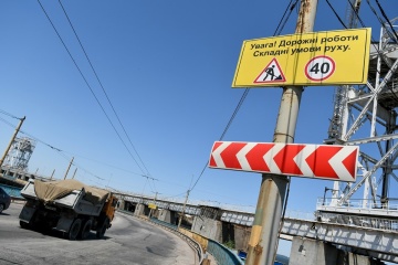 На греблі Дніпровської ГЕС розпочалися ремонтні роботи