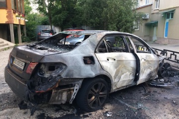 В Ужгороде подожгли автомобиль заместителя мэра