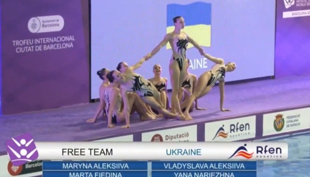 Українські синхроністки здобули «золото» і «срібло» на змаганнях в Барселоні
