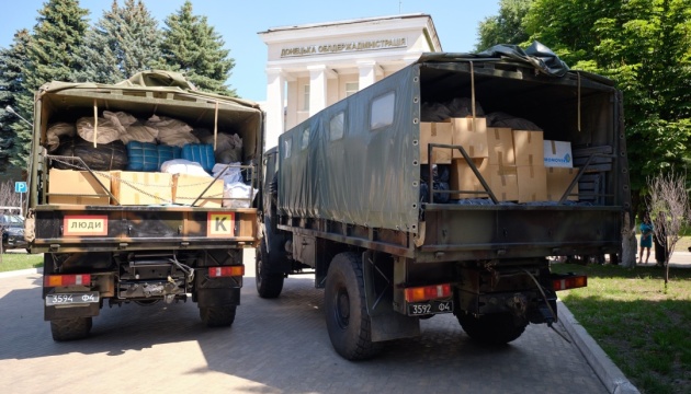 На Донеччину прибув черговий гуманітарний вантаж з Латвії