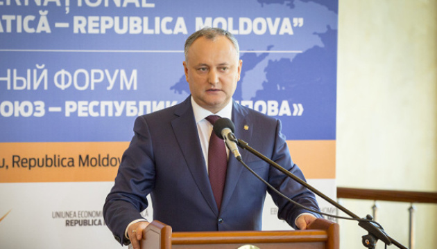 Додон готовий у понеділок розпустити парламент Молдови