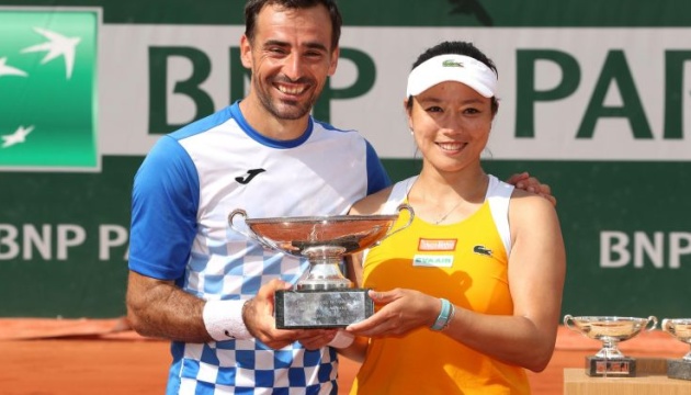 Хорват Додіг і тайванка Чан виграли Відкритий чемпіонат Франції з тенісу в міксті