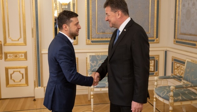 Präsident trifft sich mit dem OSZE-Vorsitzenden Lajcak