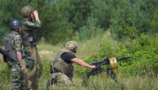 Russian-led forces launch 34 attacks on Ukrainian troops in Donbas