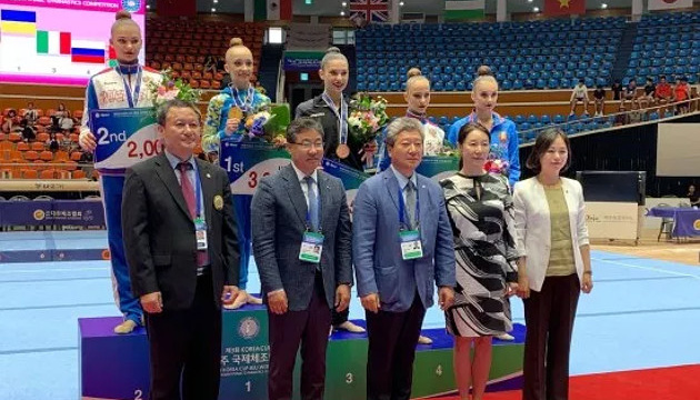 Погранична завоювала 3 медалі на змаганнях із художньої гімнастики в Кореї