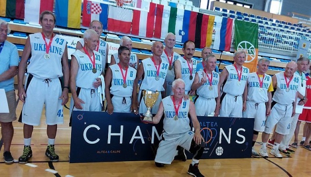 Баскетбольна збірна України серед ветеранів стала чемпіоном Європи