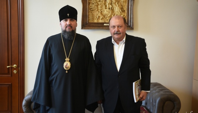 Посол Кулініч передав Епіфанію вітання від українців Австралії