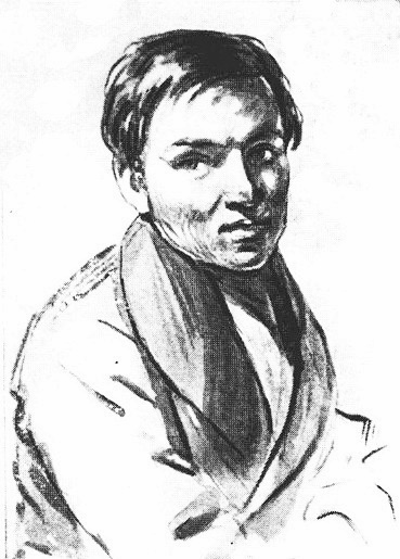 Іван Сошенко, рисунок П.Заболоцького, 1834 р.