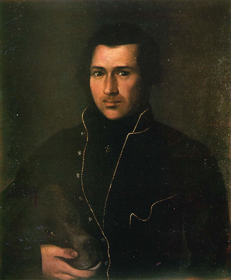 Євген Гребінка у мундирі. художник Аполлон Мокрицький, 1833 р.