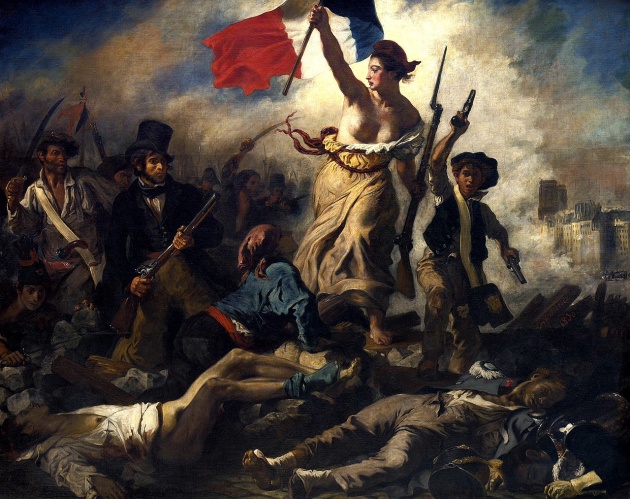 Свобода, що веде народ. Картина Ежена Делакруа. 1830 р.
