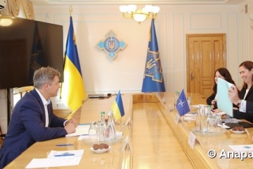 Данилюк обговорив з делегацією НАТО євроінтеграцію України