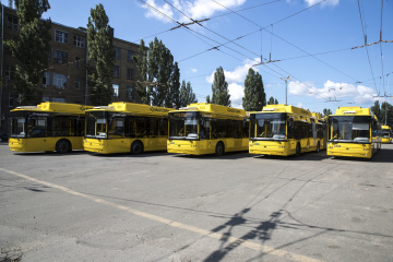 У столиці на маршрути вийшли п'ять нових тролейбусів