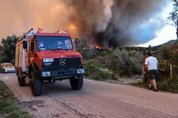 У Греції гасять велику лісову пожежу