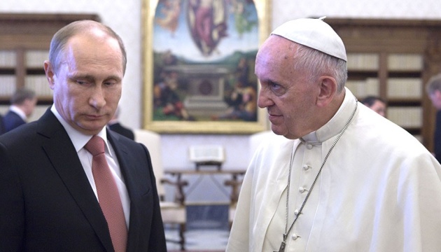 СКУ закликав Папу Римського ще раз підтримати Україну та спонукати до миру на зустрічі з Путіним
