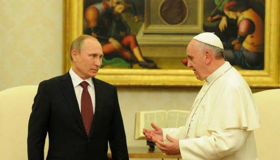 Papst Franziskus und Putin sprechen über die Ukraine