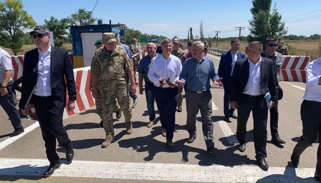 Секретар РНБО та глава диппредставництва США відвідали адмінмежу з Кримом