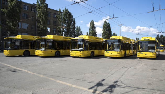 У столиці на маршрути вийшли п'ять нових тролейбусів