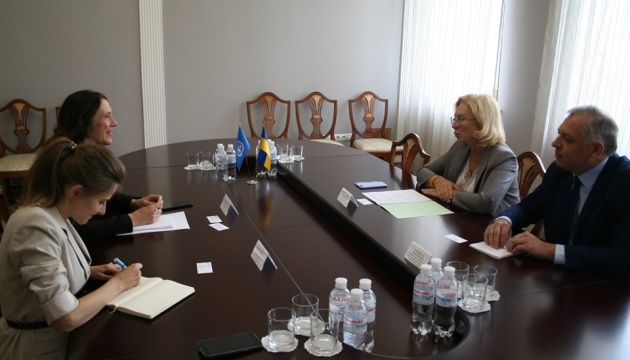 Ukrainian human rights commissioner, head of UN mission discuss political prisoners, Crimea and Donbas