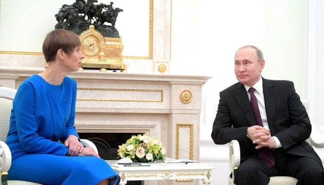 Естонський міністр порадив президенту скасувати зустріч з Путіним