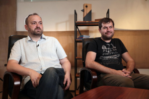 Сергій Дзюба, Артемій Кірсанов, автори сценарію та книги «Заборонений»