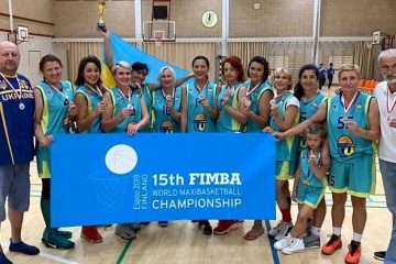Українські ветерани вибороли медалі чемпіонату світу з баскетболу