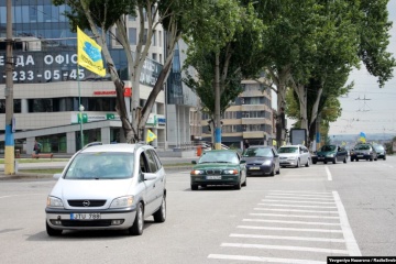 У Запоріжжі “євробляхери”провели автопробіг проти штрафів