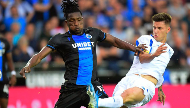 Dynamo Kyiv loses to Brugge in Champions League qualifying