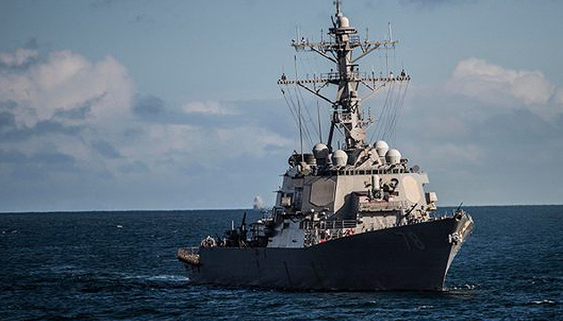 U.S. guided-missile destroyer Porter heading for Black Sea