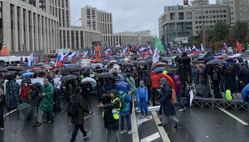 Силовики заявляють про 15 тисяч учасників мітингу в Москві, активісти - про 47 тисяч 