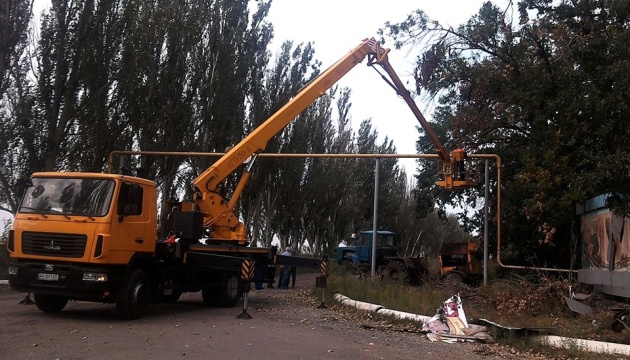 На Донеччині відремонтували газопровід, пошкоджений обстрілами окупантів