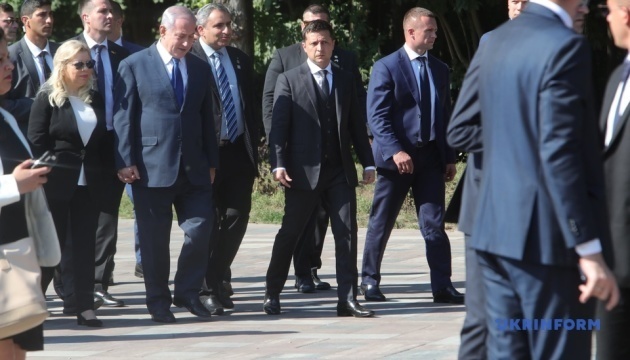 Zelensky and Netanyahu commemorate victims of Babyn Yar tragedy. Photos