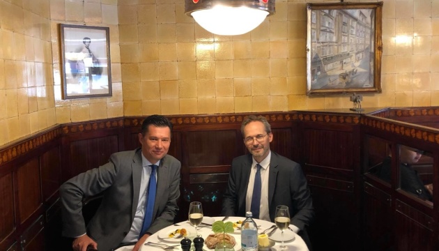 Посол Щерба зустрівся з новим послом Австрії в Україні: 