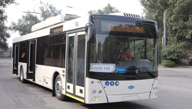 У Запоріжжі з’явився перший тролейбус з автономним ходом