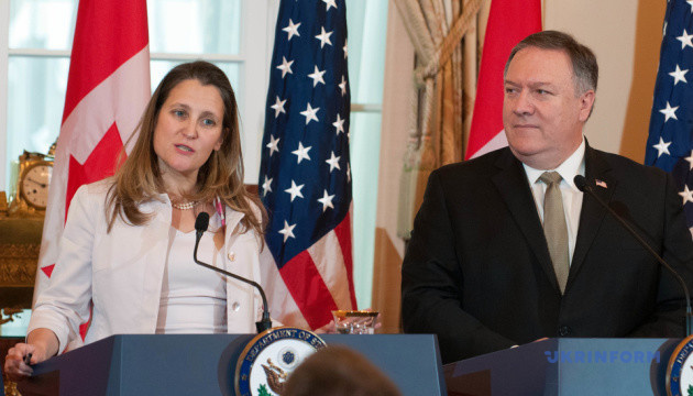 Freeland, Pompeo discuss support for Ukraine amid ongoing Russian aggression