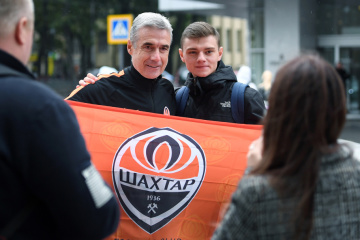 Футболісти “Шахтаря” в Харкові готуються до матчу з