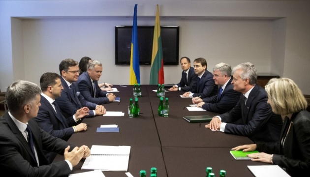 ゼレンシキー大統領、リトアニア大統領と会談